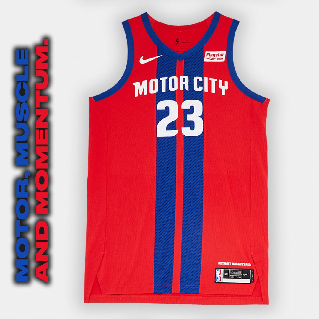 Detroit Pistons unveil new 'Motor City' uniforms