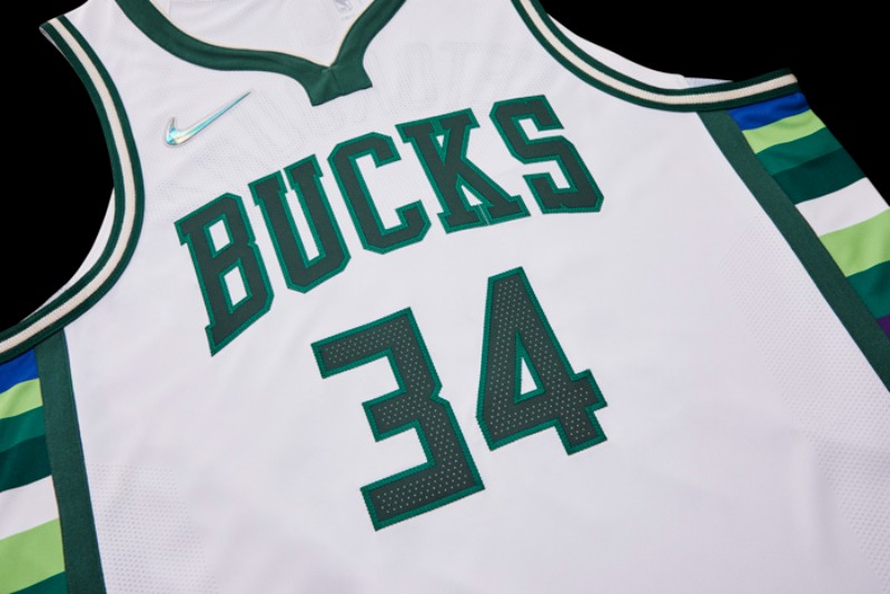 2021-2022 Milwaukee Bucks White #22 NBA Jersey-311,Milwaukee Bucks