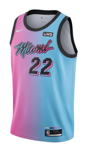 Heat Team # 22 Butler Basketball Jerseys Heat City Edition Basketball Uniform Breathable Mesh Colorful Swingman Sportswear Vest . S-2XL 