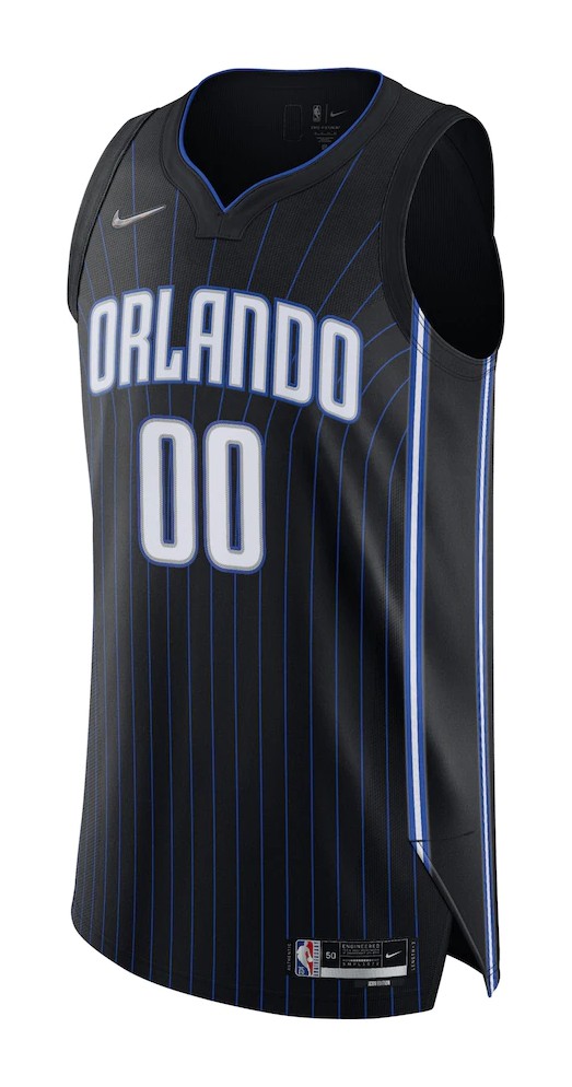 black and blue orlando magic jersey