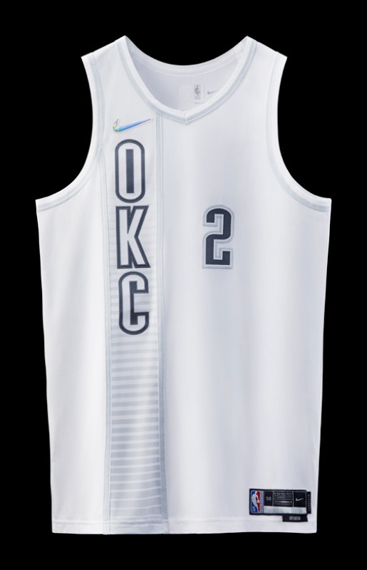 2021-2022 City Edition Oklahoma City Thunder Black #13 NBA Jersey-311,Oklahoma  City Thunder