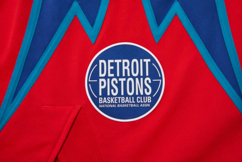 21-22 75th anniversary NBA Detroit Pistons Blue#25 Jersey-311,Detroit  Pistons