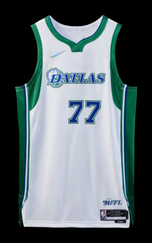 NBA Jersey Database, Dallas Mavericks City Jersey 2020-2021