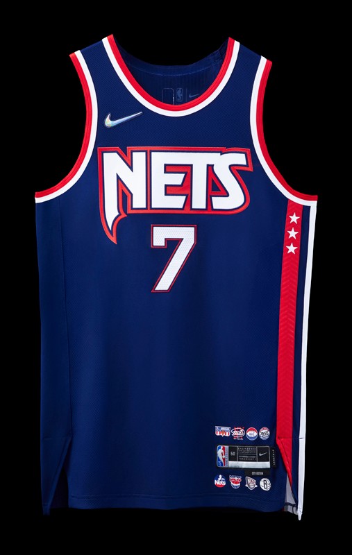 2021-2022 Brooklyn Nets White #7 NBA Jersey-SN,Brooklyn Nets