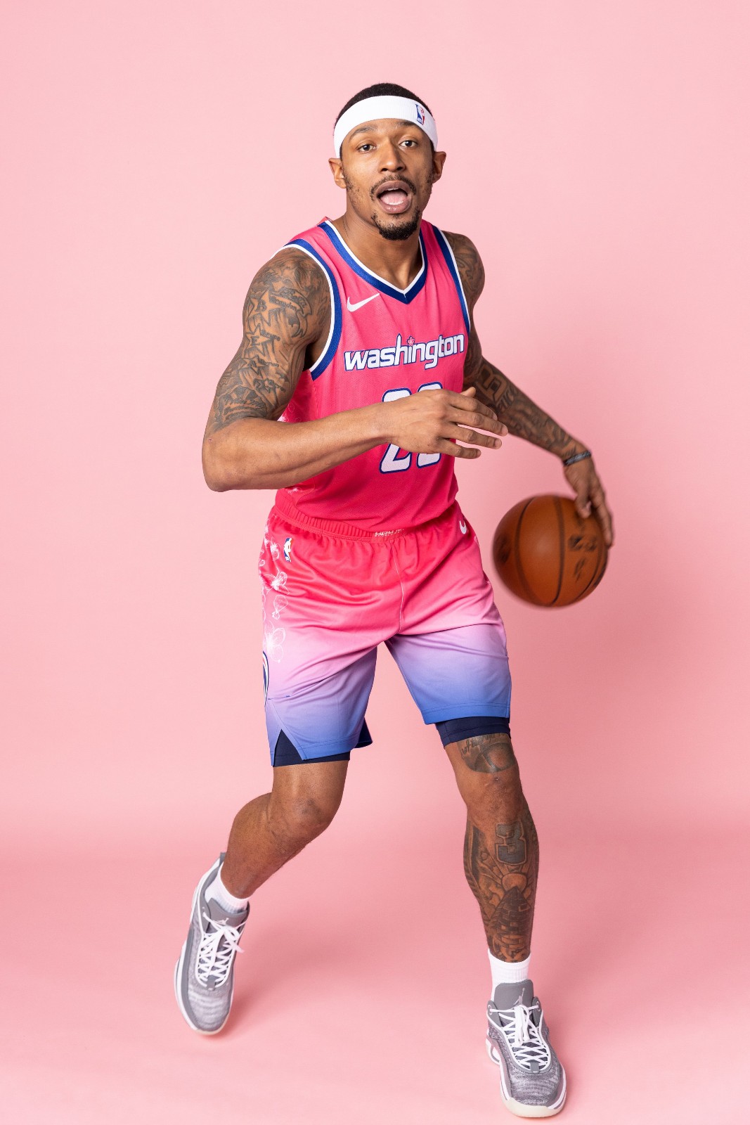 2023 City Edition Washington Wizards Pink #33 NBA Jersey-311,Washington  Wizards