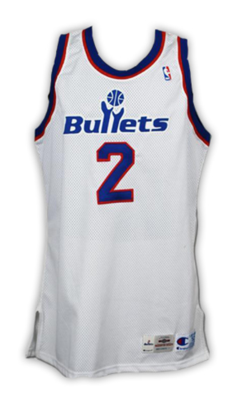 NBA Jersey Database, Washington Bullets 1990-1997 Record: 205-369