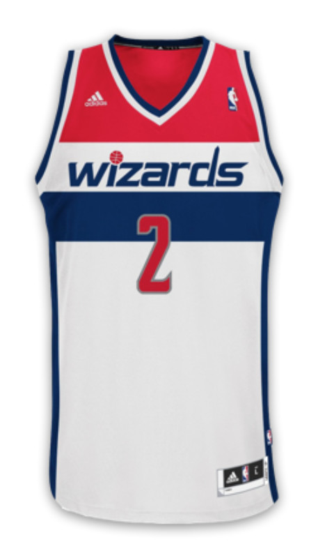 Washington Wizards 2011-2017 Home Jersey