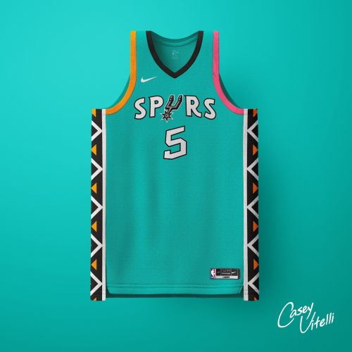 San Antonio Spurs 2002-04 Away Jersey