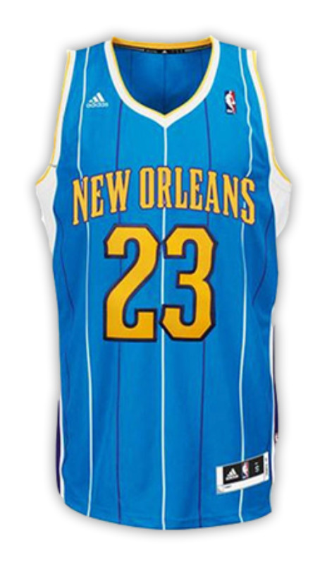 2012-2013 NBA New Orleans Hornets Basketball Reversible Practice Jersey  Large+2