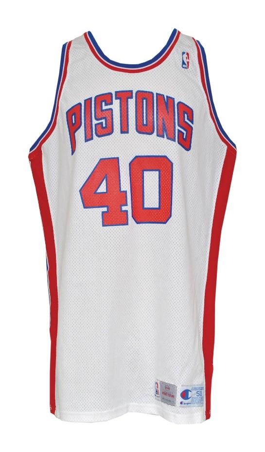 Detroit Pistons 1989-1996 Home Jersey