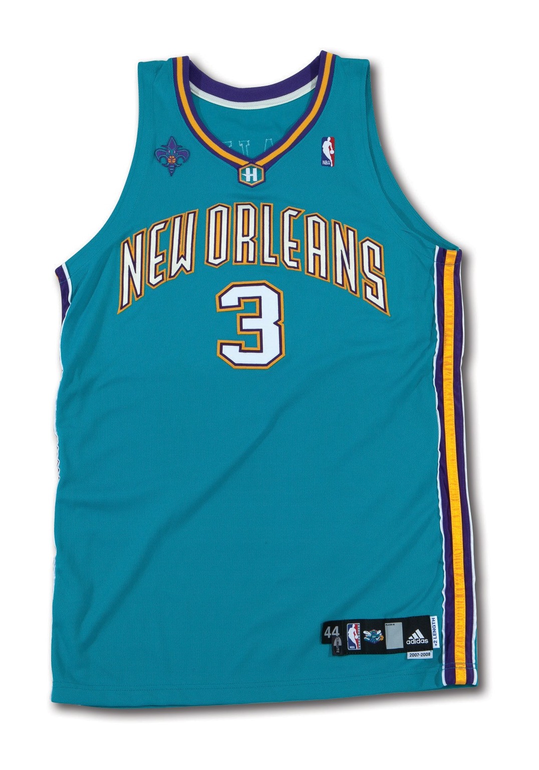 prioridad Lidiar con lanzamiento Camiseta Visitante New Orleans Hornets 2007-2008