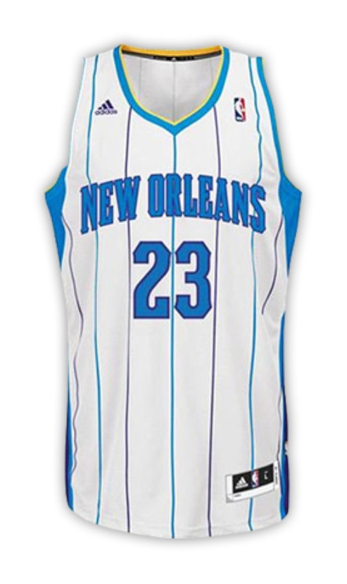 New Orleans Hornets 2010-2013 Home Jersey