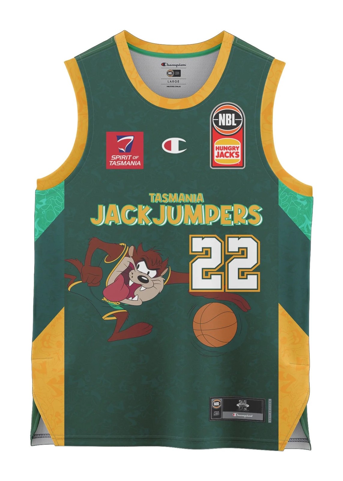 Tasmania JackJumpers 2021 2022 Space Jam Jersey Tasmania JackJumpers 2021 2022 Space Jam Jersey