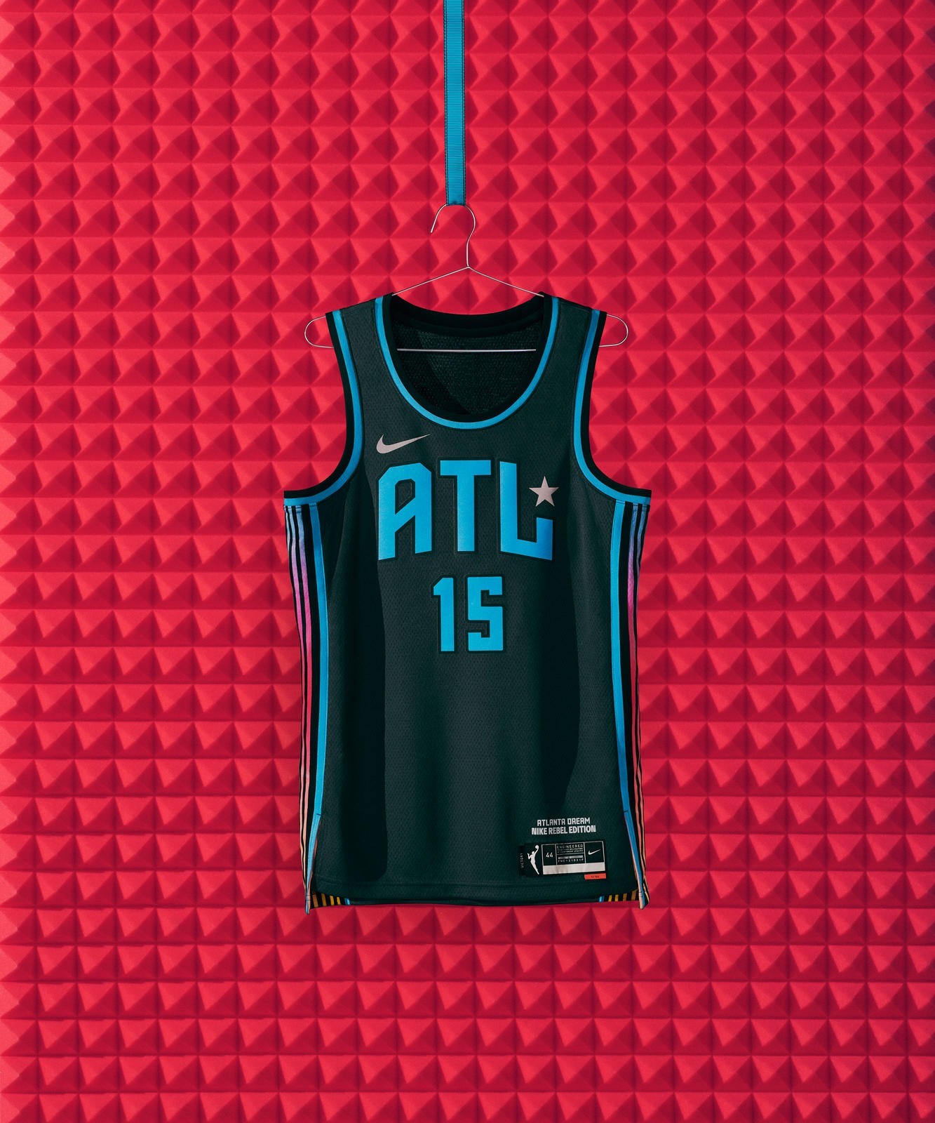 Unisex Atlanta Dream Nike Black 2021 Rebel Edition Victory Custom Jersey