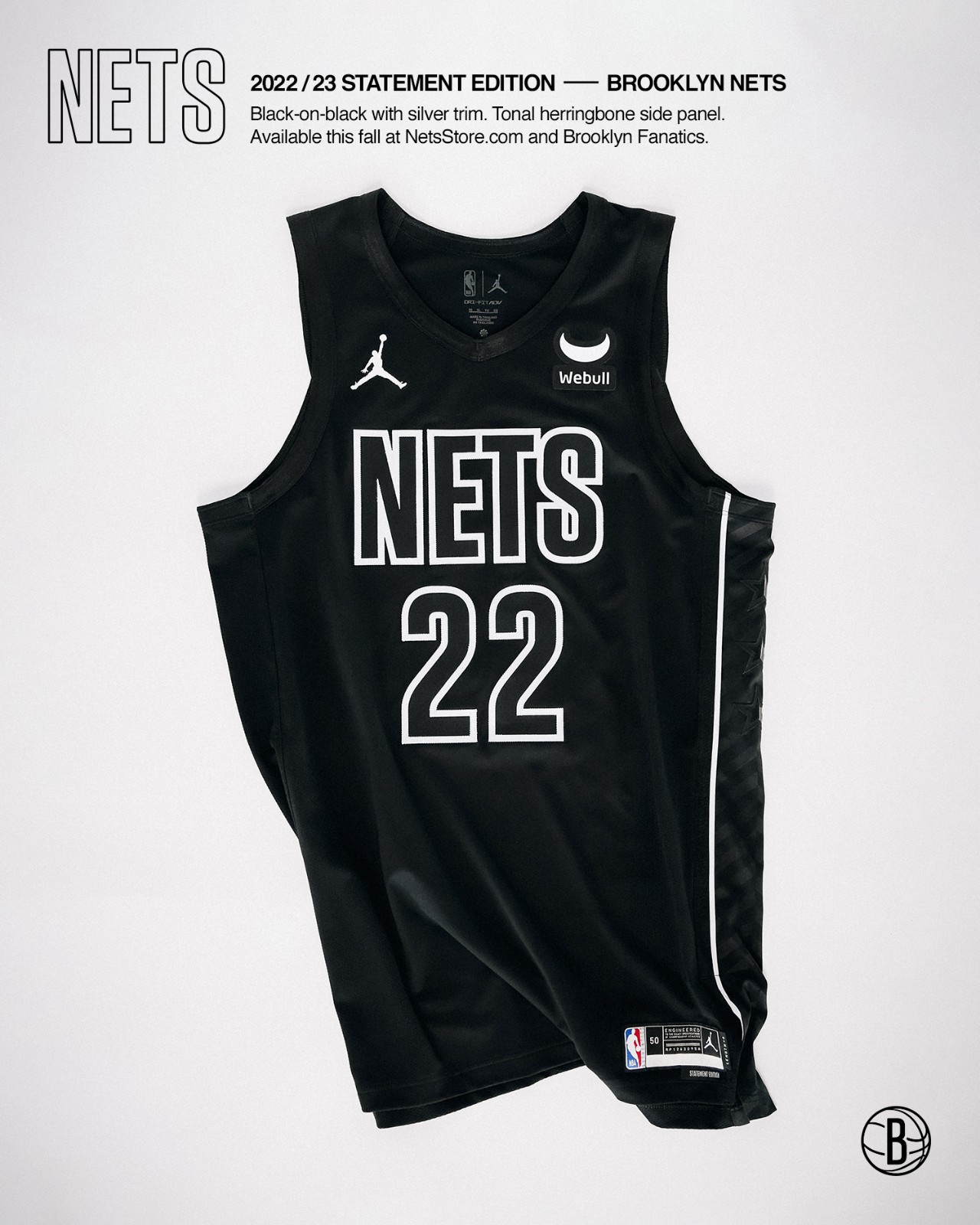Brooklyn Nets 2022-23 Statement Edition Uniform Unveil 