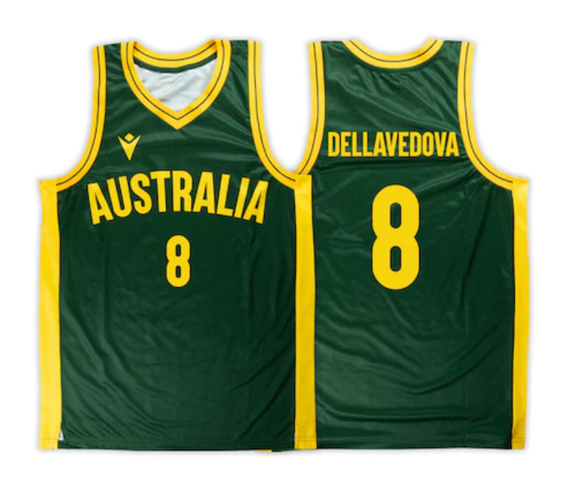 Patty Mills Australian Boomers National Home Gold Jersey – Basketball ...