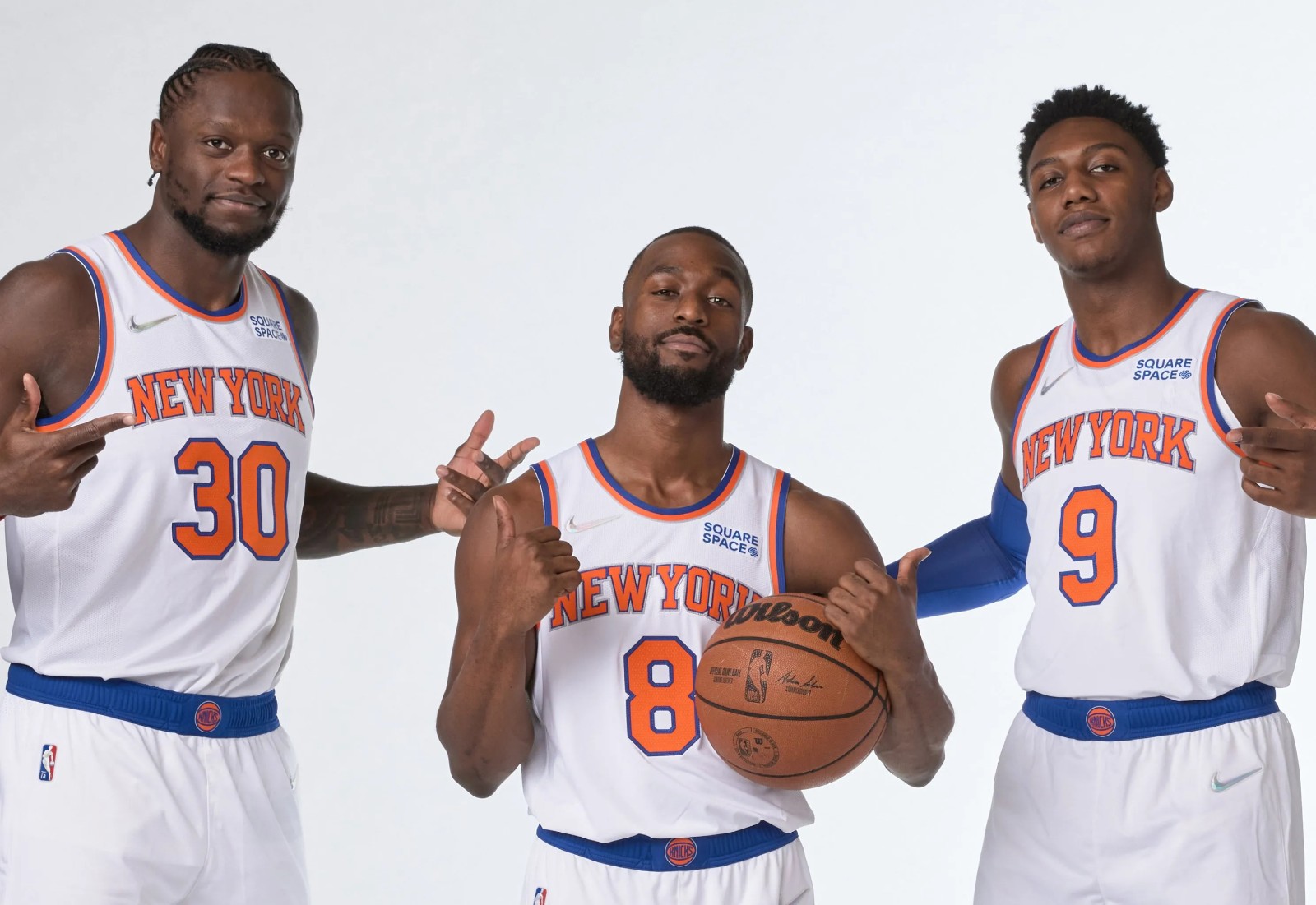 Here are the Knicks' new ad-affixed jerseys – Squarespace