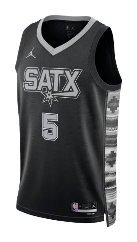 2021 City Edition San Antonio Spurs Black #5 NBA Jersey-311,San Antonio  Spurs