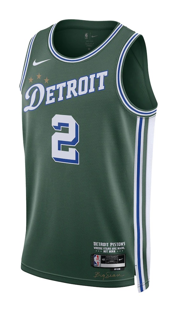 Detroit Pistons  City Edition Jersey Reveal 