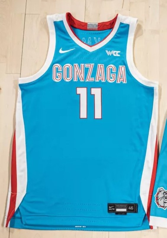 Gonzaga brings back turquoise N7 uniforms for season opener