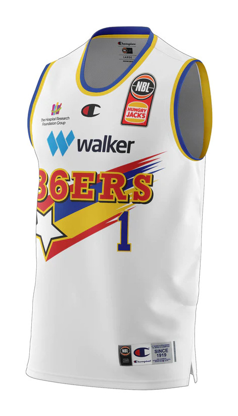 Adelaide 36ers NBL Game Worn Jersey., Basketball - Maildays & Card  Pictures