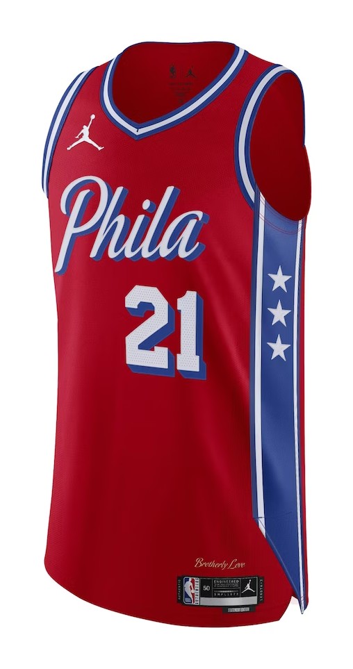 Philadelphia 76ers 2023-2024 Statement Jersey