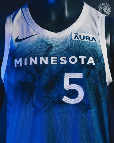 2022 City Edition Minnesota Timberwolves Blue #1 NBA Jersey-311,Minnesota  Timberwolves