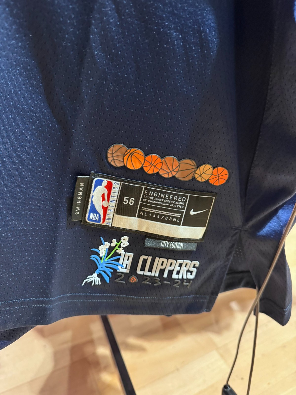 Los Angeles Clippers City Edition Shorts. ☑️ Actual Photo