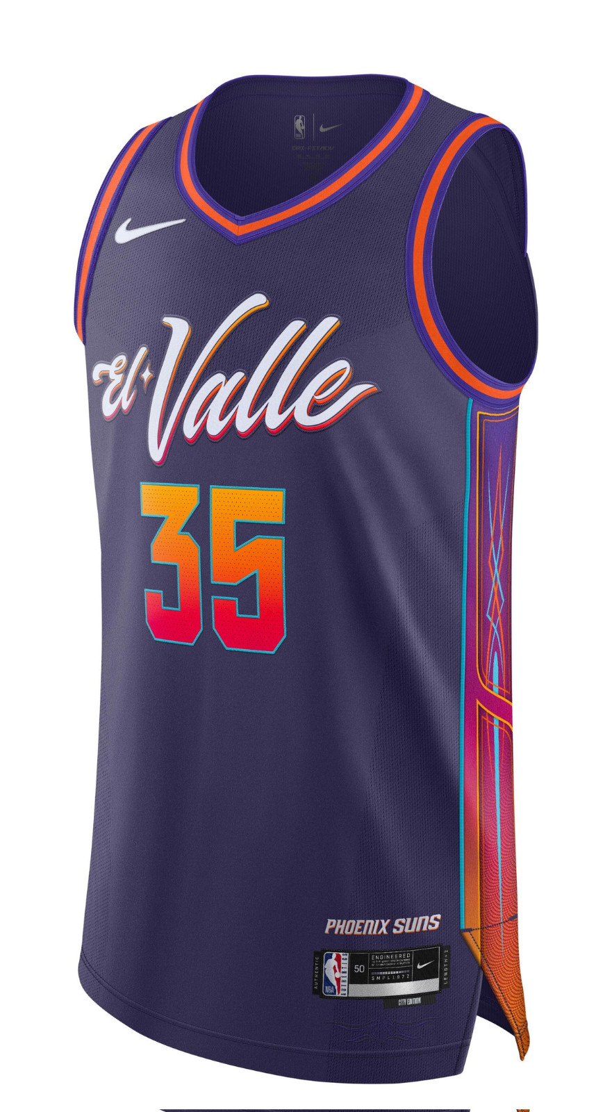 2023-2024 Phoenix Suns White #35 NBA Jersey-311,Phoenix Suns