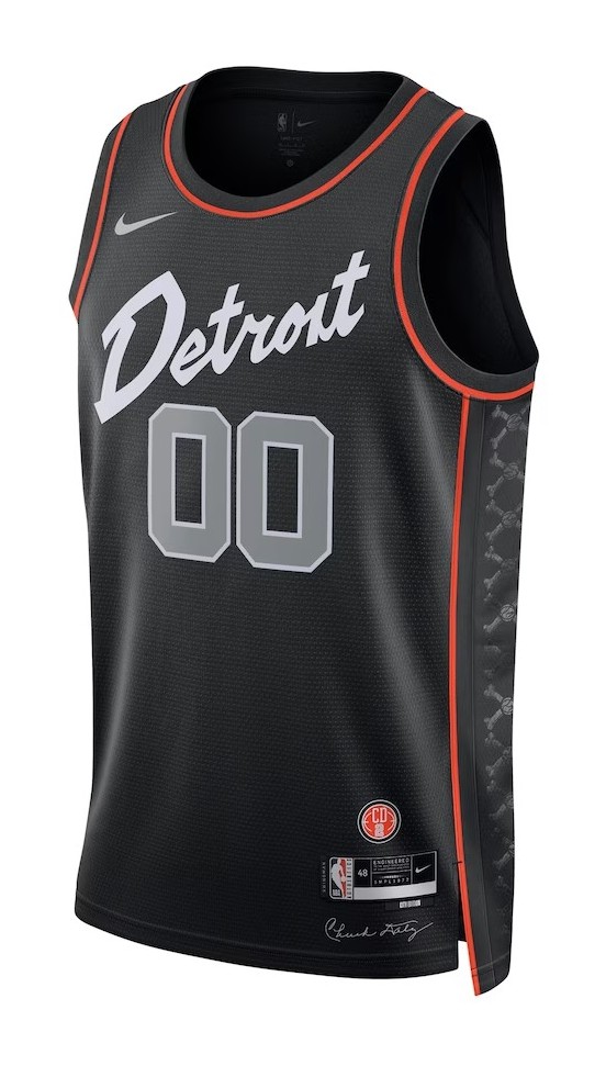 Detroit Pistons 20232024 City Jersey