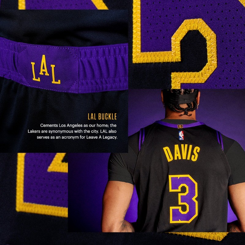 Maillot NBA Los Angeles Lakers 2023-24 LeBron James 23# Violet