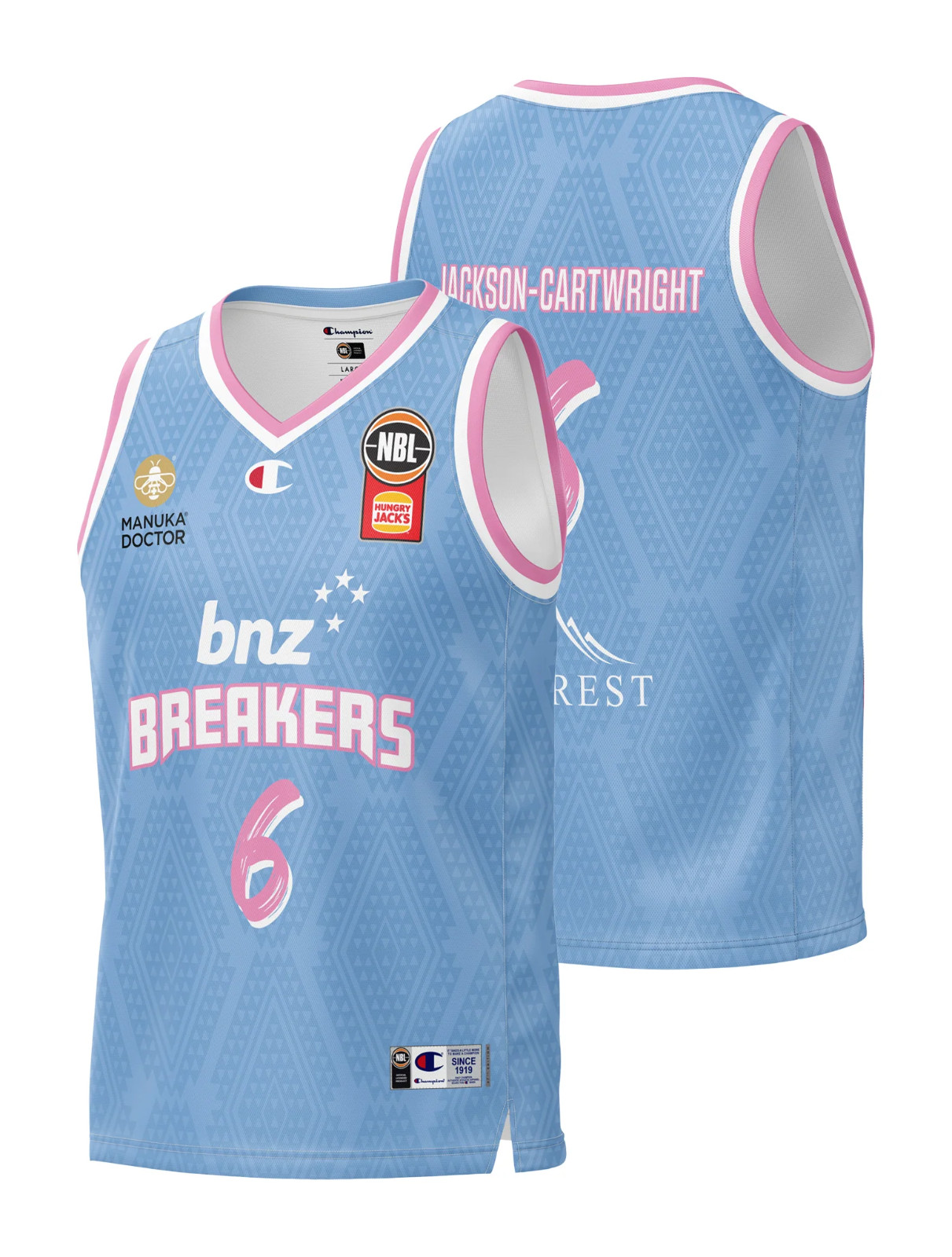 New Zealand Breakers 20242025 Away Jersey