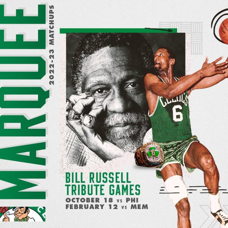 Celtics unveil City Edition uniforms honoring Bill Russell - CBS