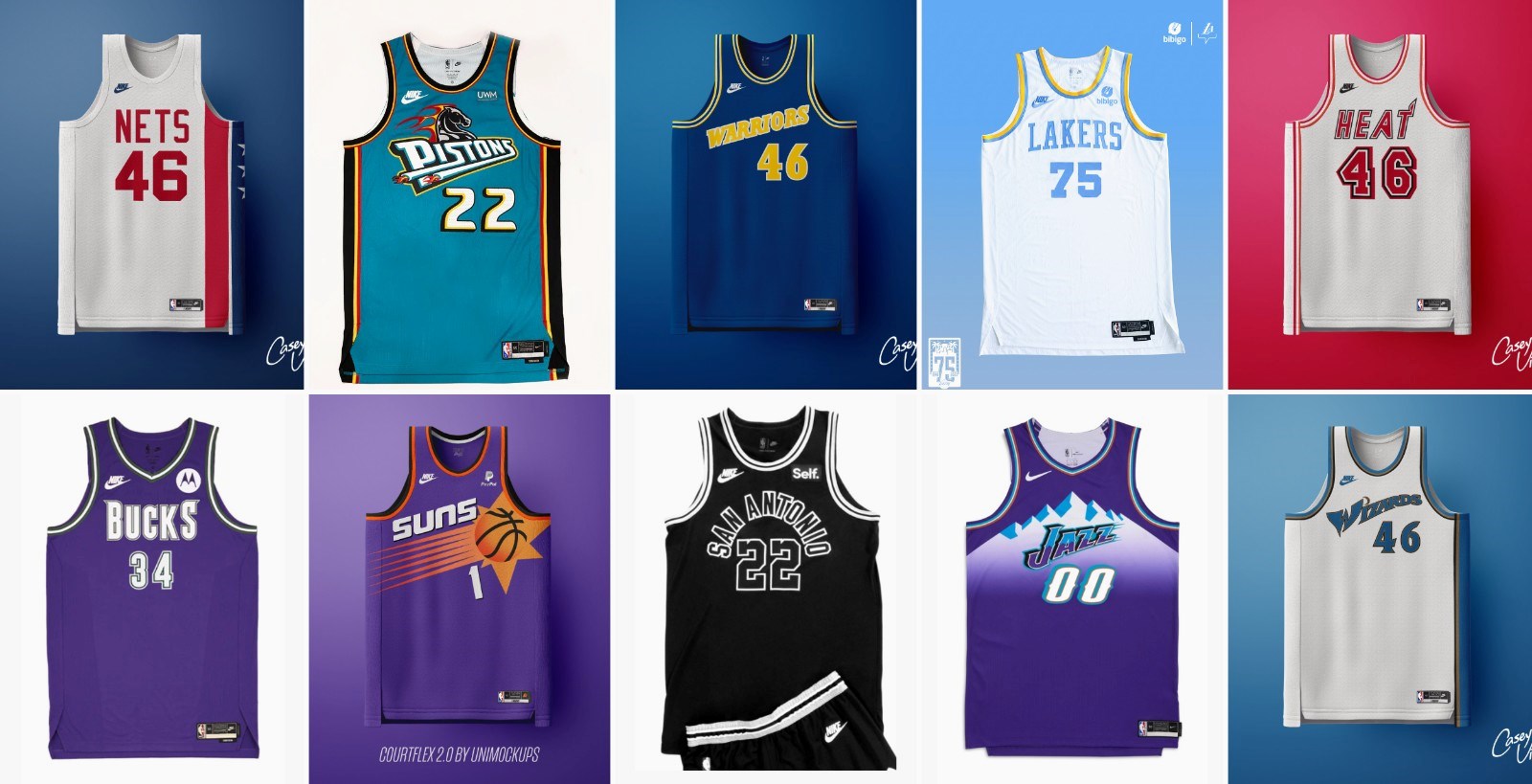 These are the new jerseys and kits for every NBA team for the 2022