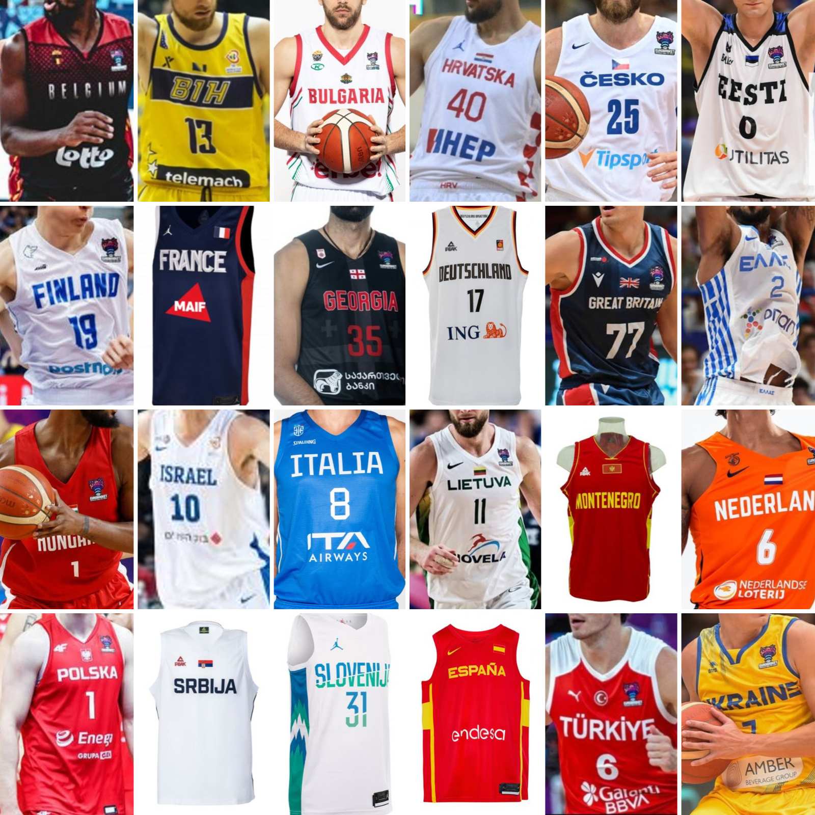 euro league basketball jersey 2022