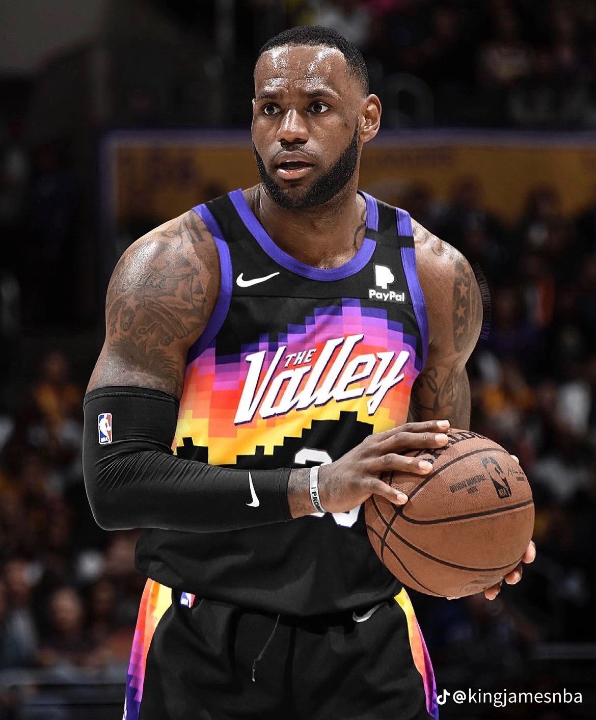LeBron James wears multiple jerseys from NBA teams he’s never played at