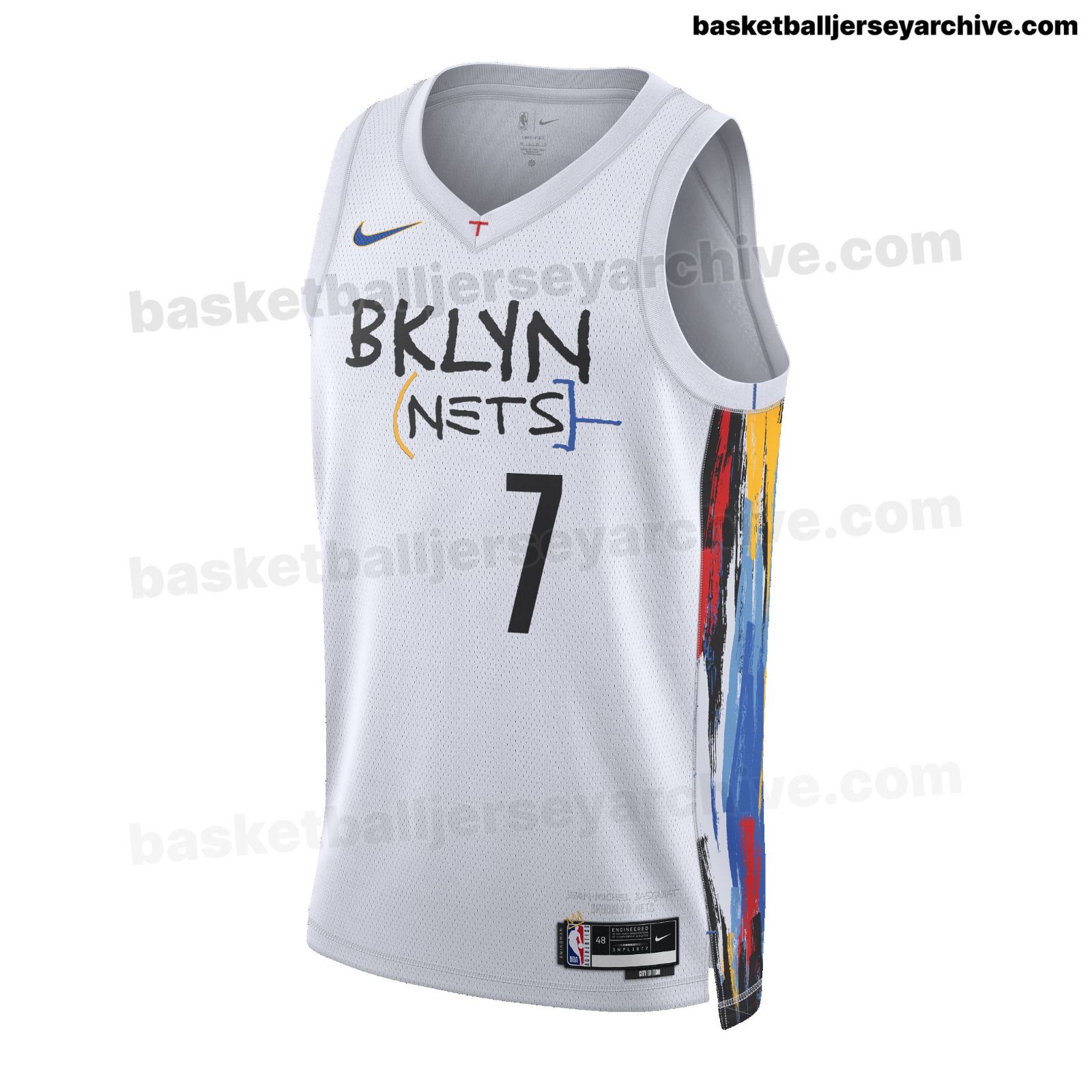 BASKETBALL JERSEY WORLD - 👑🎨 Brooklyn native, Basquiat-inspired. The 2021  Nets City Edition jerseys are a match made in heaven. Cop it here
