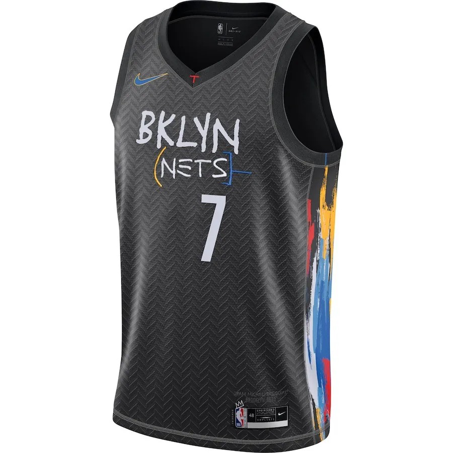 NBA on ESPN on X: Basquiat Christmas 🎨🎄 The Nets' new jerseys are clean.   / X