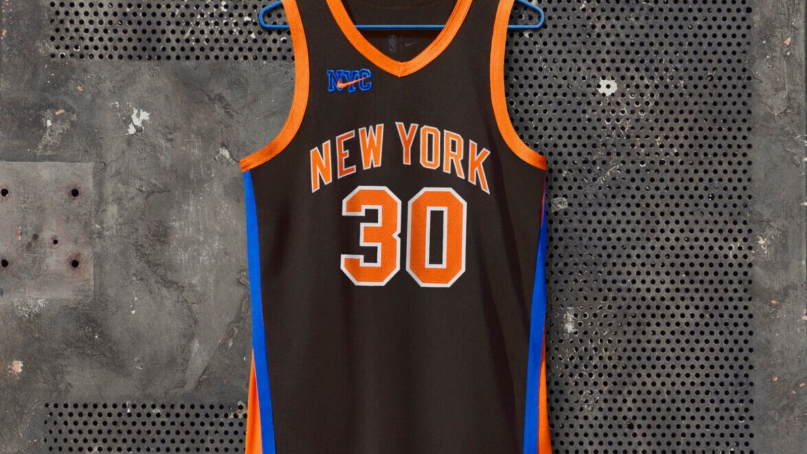 New York Knicks Custom 00 City Edition 2022-23 Black Swingman Men Jersey -  Bluefink