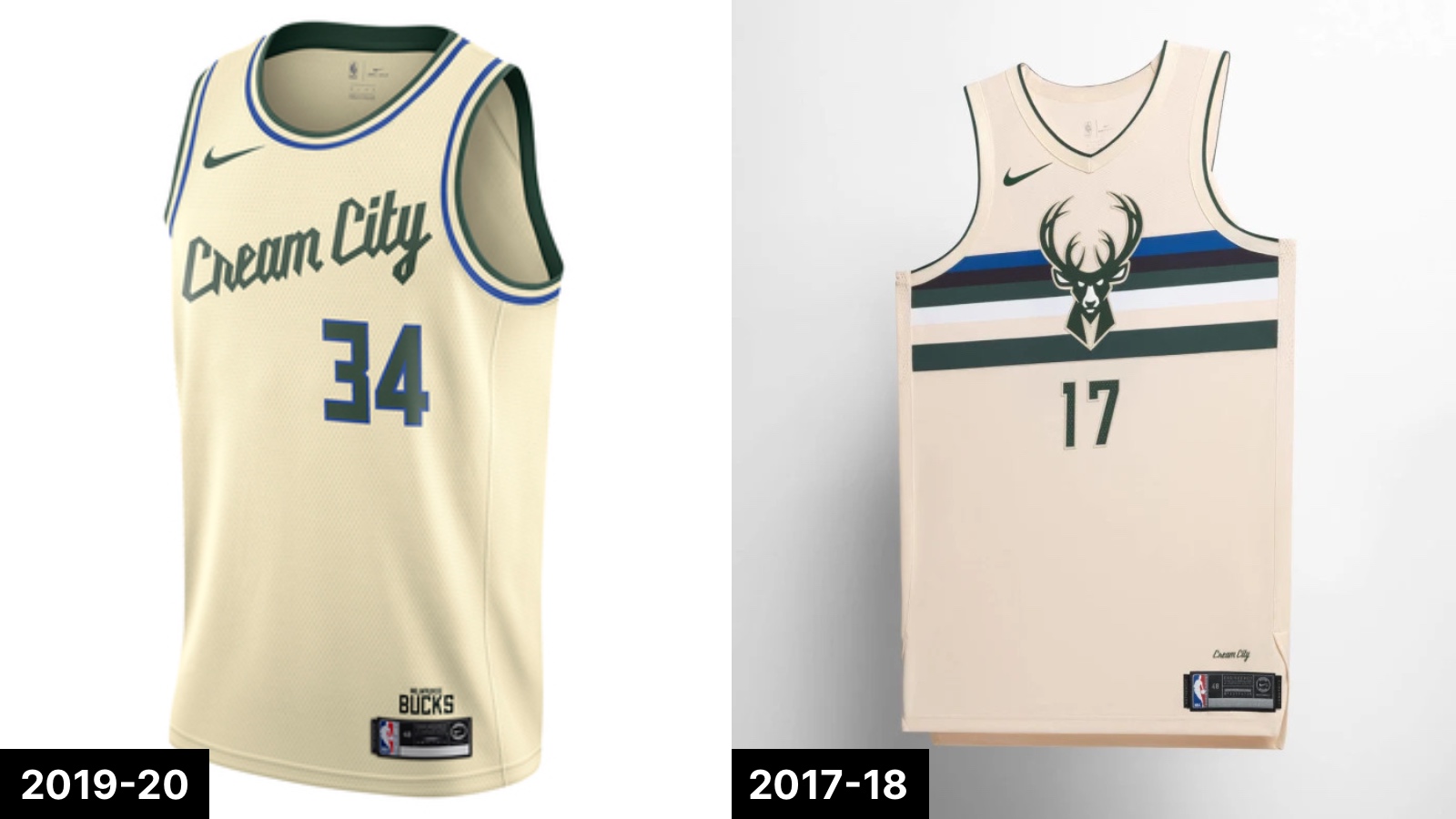 The NBA has banned all cream colored jerseys