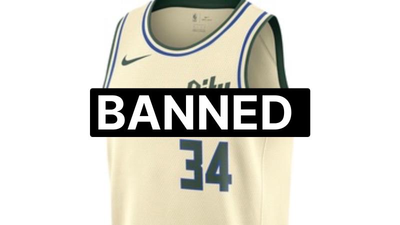 NBA Ban Cream-colored Jerseys