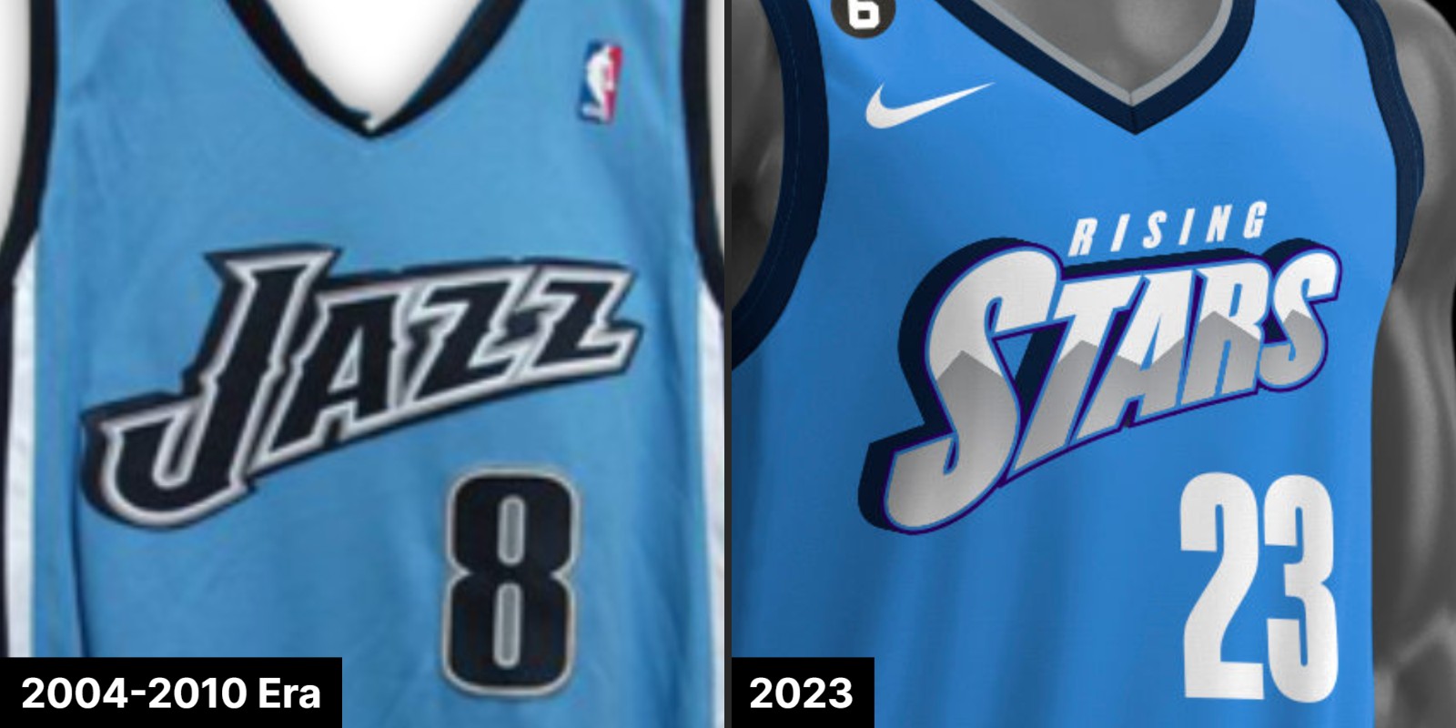 Whipped up some Jazz inspired 2023 All Star game concept jerseys
