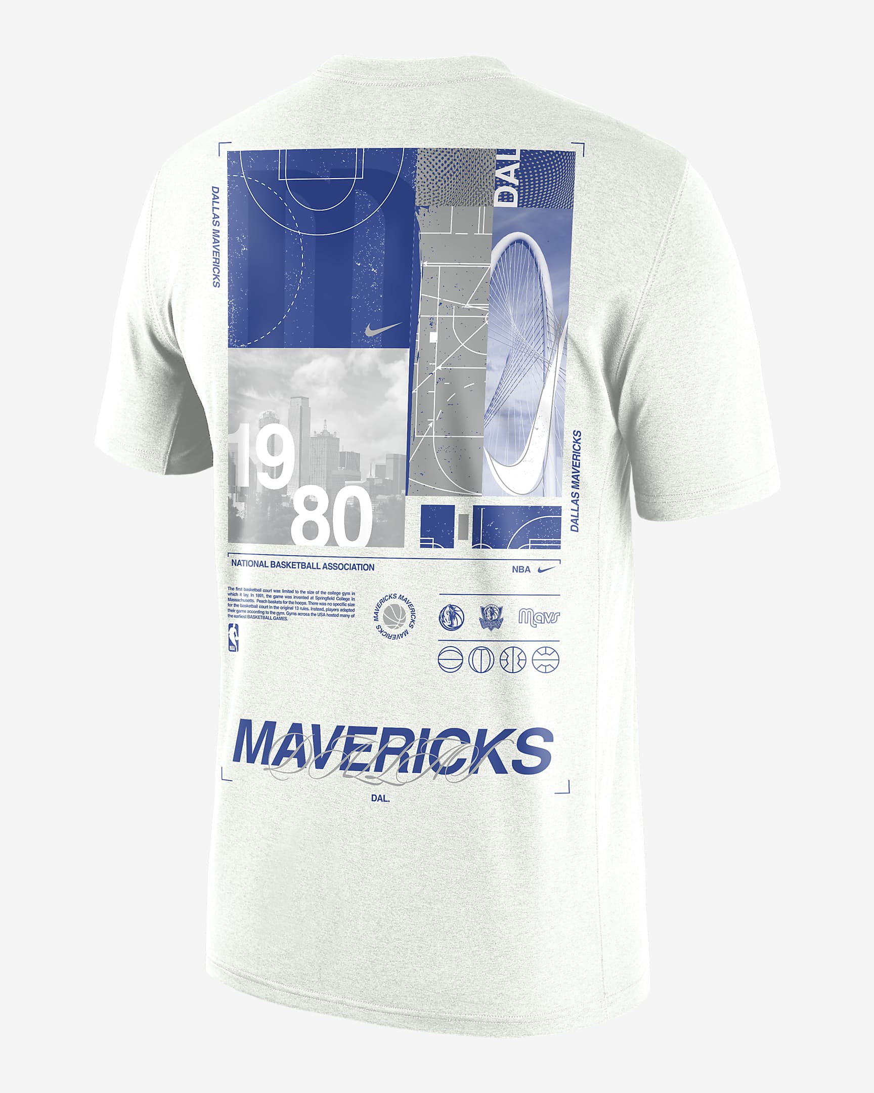 DALLAS MAVERICKS T-SHIRT SIZE XL - MAVS FAN FOR LIFE NBA 4.9.23 Special  Addition
