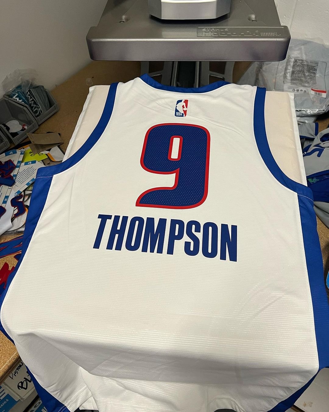 Detroit Pistons Team-Issued #62 White Jersey from the 2021 NBA Summer League  - Size XL+