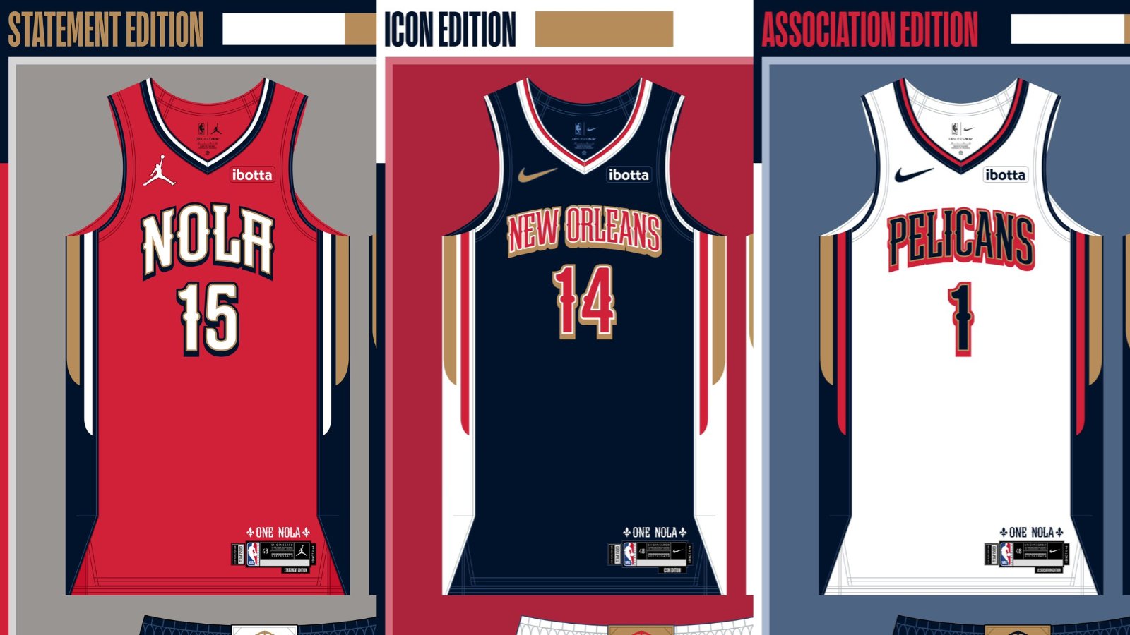 UNOFFICiAL ATHLETIC  New Orleans Pelicans Rebrand