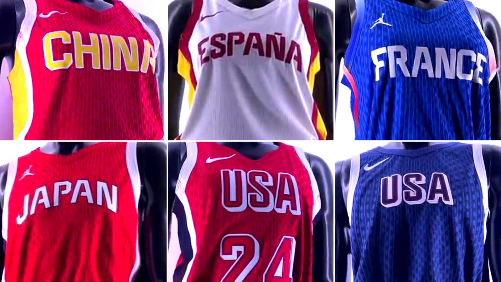 Nike 2024 Olympics Basketball Jerseys Revealed